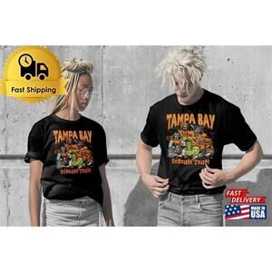 Retro Tampa Bay Football Fan Halloween Game Day Graphic T-Shirt